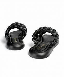 L37 THE SAME WAY Pantolette Flach Black Damen -Moves Offizieller Webshop 6f2e98b6ad184529ae67ee695de6fbba