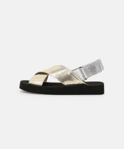 L37 NEON LIGHTS Plateausandalette Gold/silver Damen -Moves Offizieller Webshop 7e4df8b34e844152ab4a1aa67406c2a4