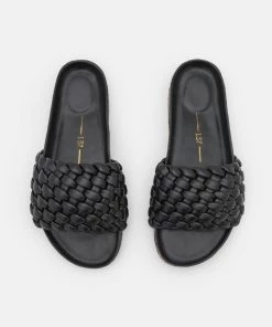 L37 Damen SIERRA Pantolette Flach Black -Moves Offizieller Webshop 8ab58c3ca3b54266967d55ab1c7e5a00