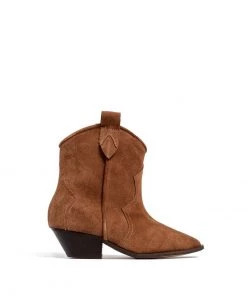 L37 SOMEBODY ELSE Cowboy /Bikerstiefelette Brown Damen