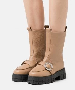 L37 Damen DROPS OF JUPITER Plateaustiefelette Beige