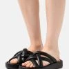 L37 SUNSHINE REGGAE Pantolette Flach Black Damen -Moves Offizieller Webshop 9776fe286b174febb2d12b89eb690bc9