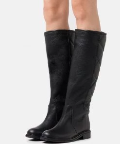 L37 NEVER GROW UP Stiefel Black Damen