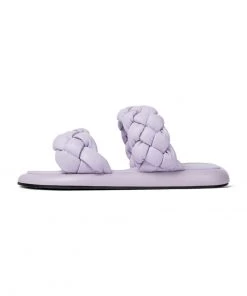 L37 THE SAME WAY Pantolette Flach Purple Damen