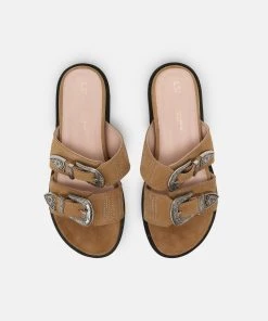 L37 Damen GET OUTTA MY DREAMS Pantolette Flach Brown -Moves Offizieller Webshop 9c2d6811a86245309da45930e565627e