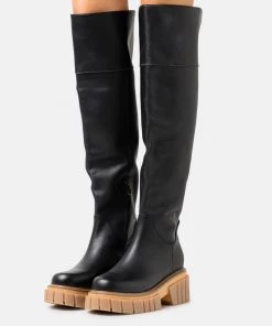 L37 Damen LONDON GIRL Overknees Black