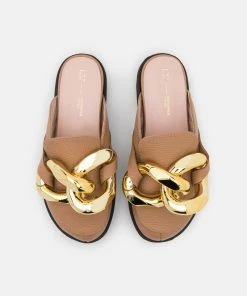 L37 GO CRAZY Pantolette Flach Beige Damen -Moves Offizieller Webshop a30add3ae6504655bc2b81db408f82b6