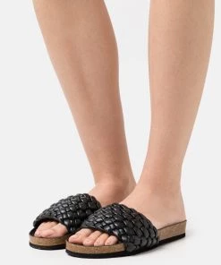 L37 Damen SIERRA Pantolette Flach Black