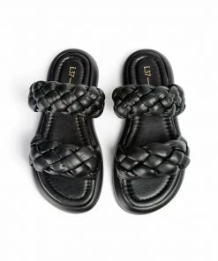 L37 THE SAME WAY Pantolette Flach Black Damen -Moves Offizieller Webshop a5bae0fdab7349a9a909cca036e5a0dc