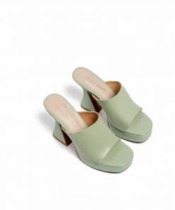 L37 Damen SHE'S A LADY Pantolette Hoch Green -Moves Offizieller Webshop a60442ddae6e46f399c0455fc5799a7b