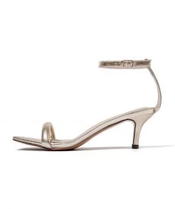 L37 SUMMER GROOVE Riemensandalette Gold Coloured Damen