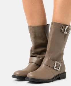 L37 Damen PARTICLES OF LIGHTS Stiefel Brown