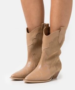 L37 THAT VIBE Cowboy /Bikerboot Tan Damen
