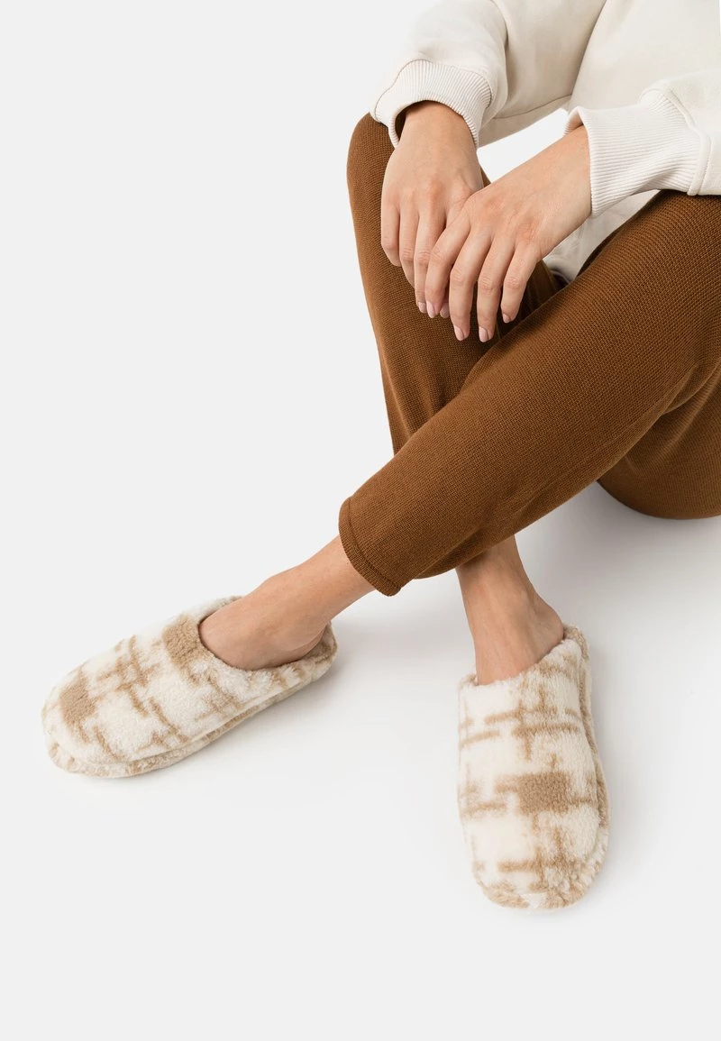 L37 Damen WOOD HOUSE Hausschuh Beige/white 3 L37 Damen WOOD HOUSE Hausschuh Beige/white