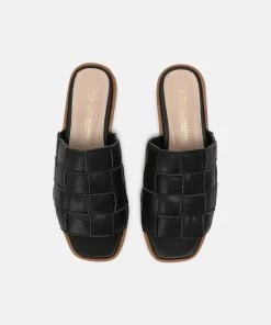 L37 Damen Pantolette Flach Black -Moves Offizieller Webshop c4b4311a5f46479599f81da97f7bcd58