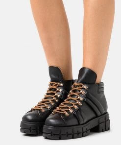 L37 GIVE IT 2 ME Schnürstiefelette Black Damen