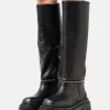 L37 FALLING TO PIECES Plateaustiefel Black Damen