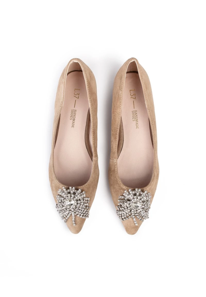 L37 Klassischer Ballerina Nude Damen 5 L37 Klassischer Ballerina Nude Damen – Bild 3