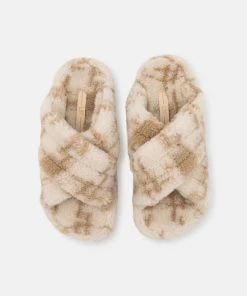 L37 Damen BETTER TOGETHER Hausschuh Beige/white -Moves Offizieller Webshop e7563a5767974cf59f2429cb425efd95