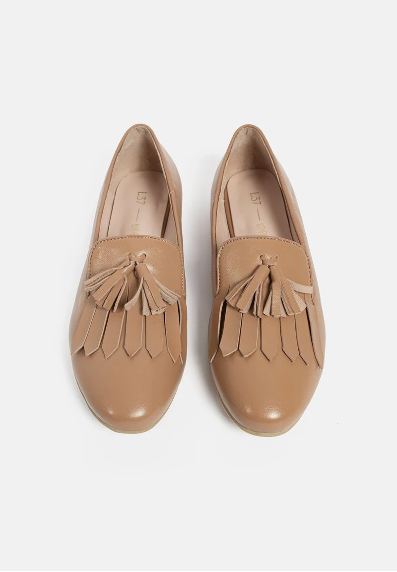 L37 Damen SUNDAY BEATS Slipper Brown 6 L37 Damen SUNDAY BEATS Slipper Brown – Bild 4