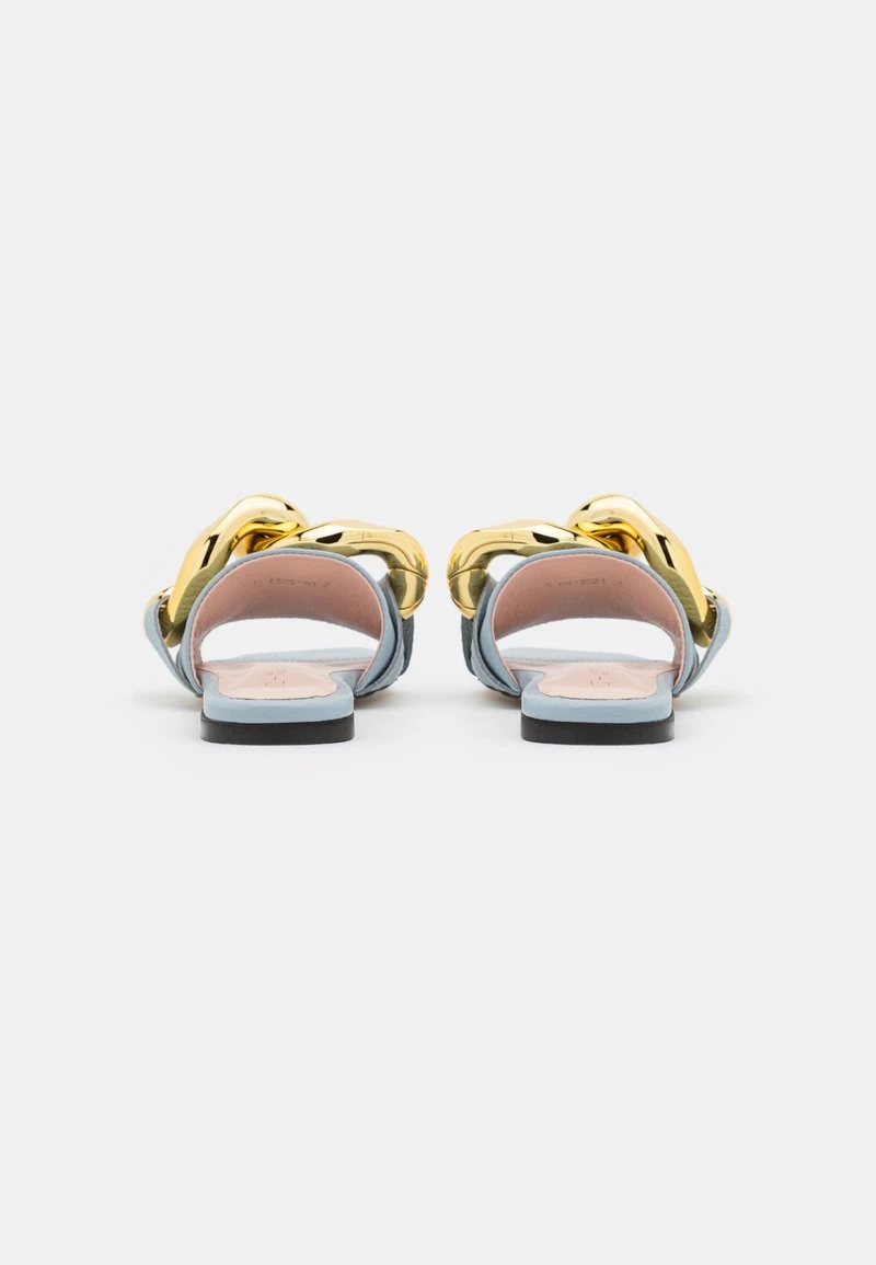 L37 PART OF THE GAME Pantolette Flach Blue Damen 6 L37 PART OF THE GAME Pantolette Flach Blue Damen – Bild 4