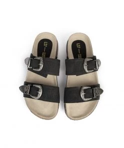 L37 SOULMATE Pantolette Flach Black Damen -Moves Offizieller Webshop f4a58e37a24e4129a02a630f4d2e6e14