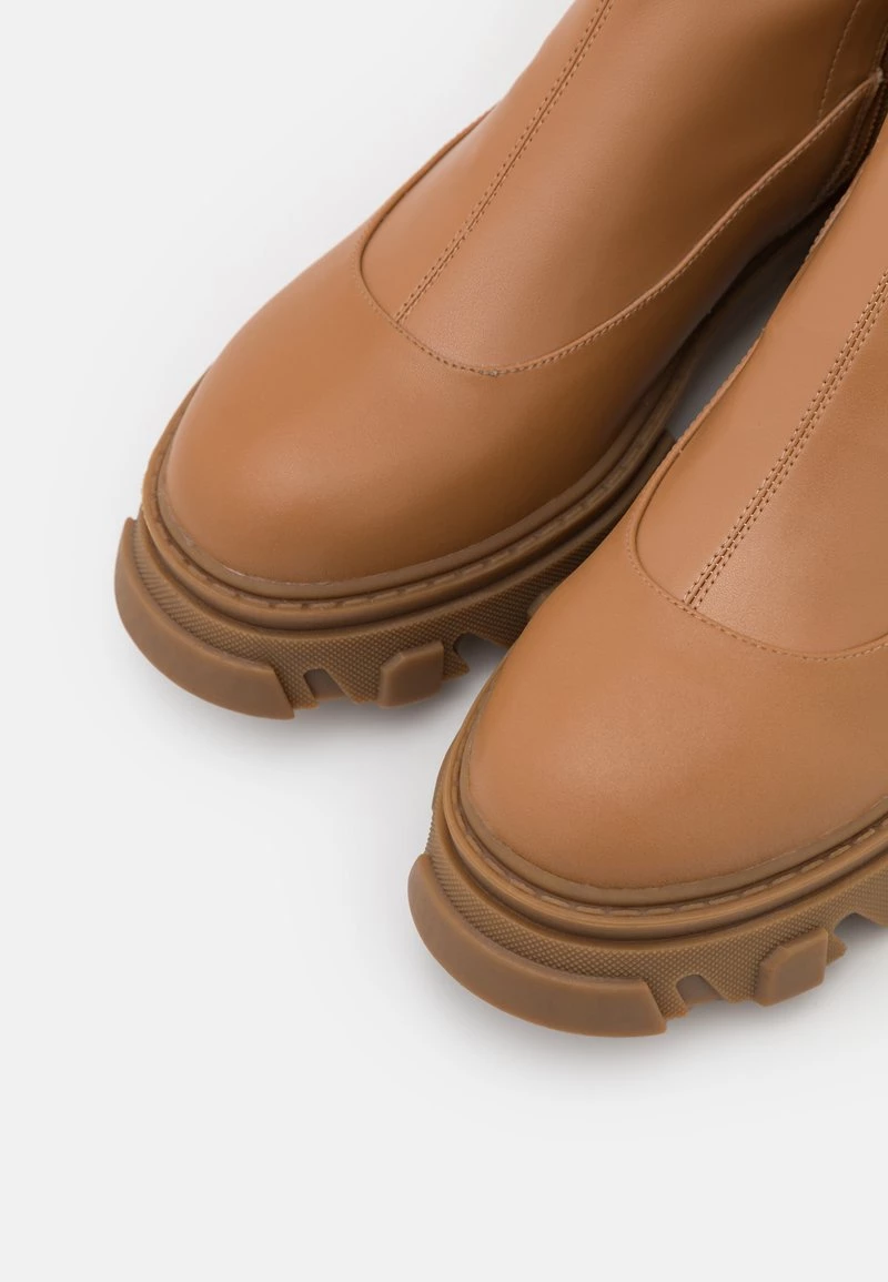 L37 Damen WOMAN Plateaustiefel Tan 8 L37 Damen WOMAN Plateaustiefel Tan – Bild 6