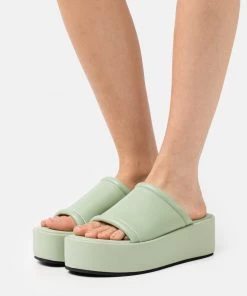 L37 PIECE OF HEAVEN Pantolette Hoch Green Damen